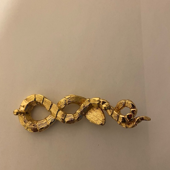 Valentino Garavani New belt lizard skin red/black. Snake buckle. Size small. - Picture 12 of 12